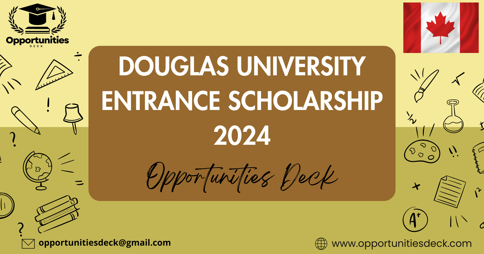 DOUGLAS UNIVERSITY ENTRANCE SCHOLARSHIP